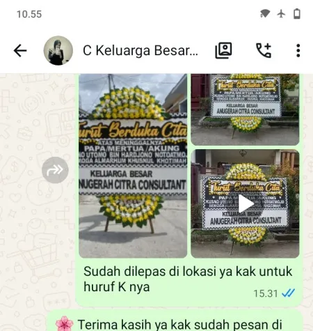 Pengiriman Papan Bunga Duka Mlese Gantiwarno